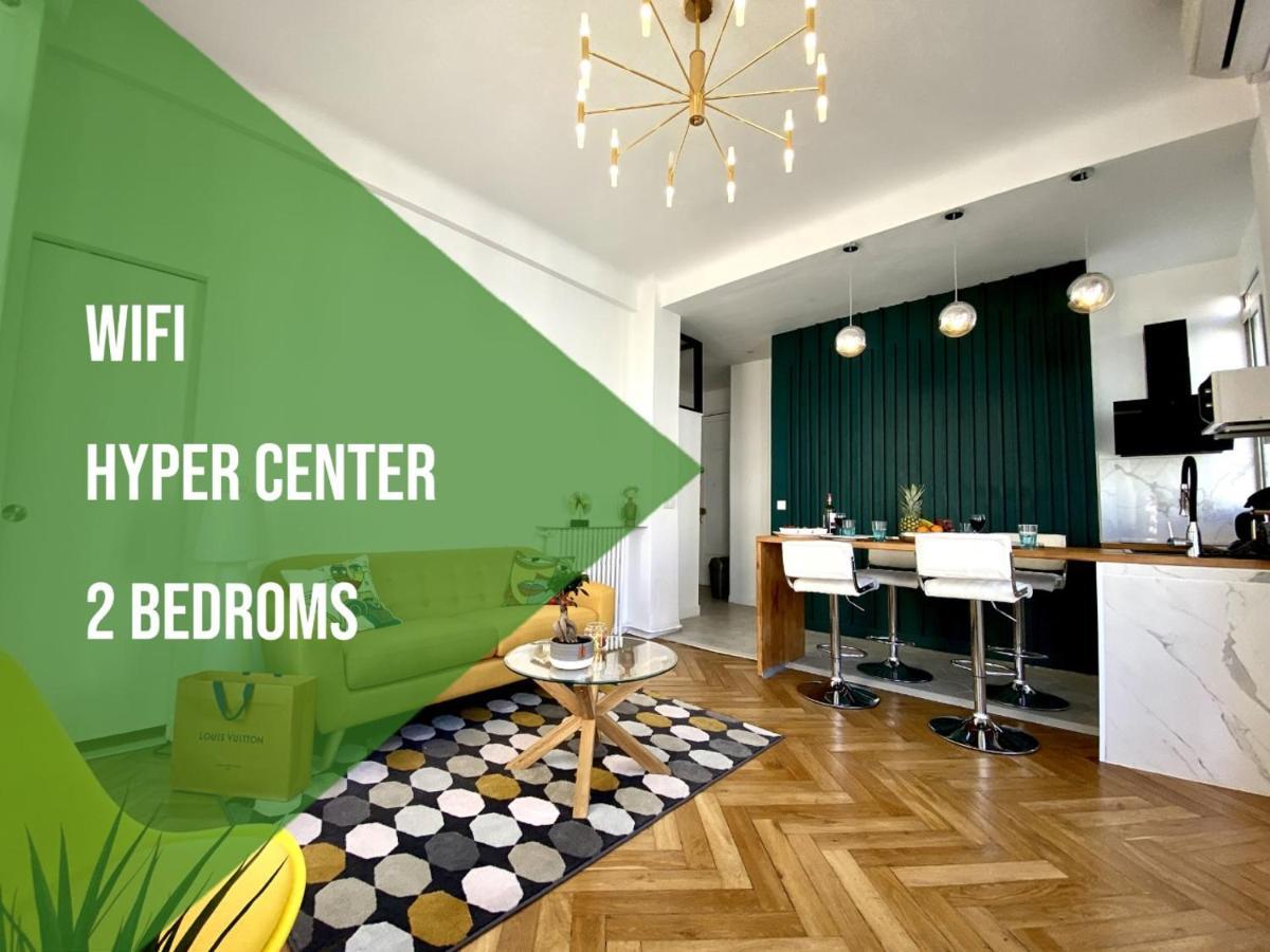 2 Bedroom - Hyper Center - Kitchen - Tramway - Balcony - Air Conditioner - Wifi Nice Exterior foto